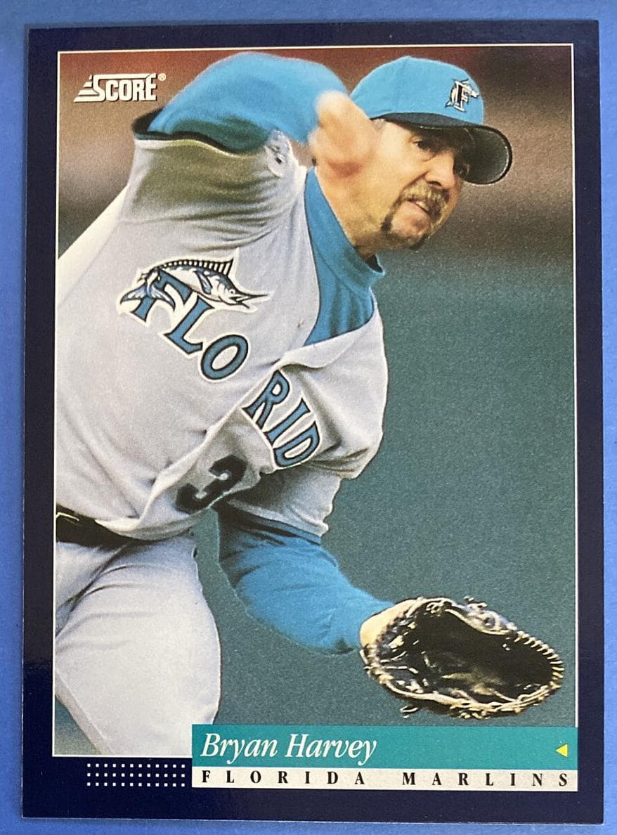 Bryan Harvey 1994 panini Score