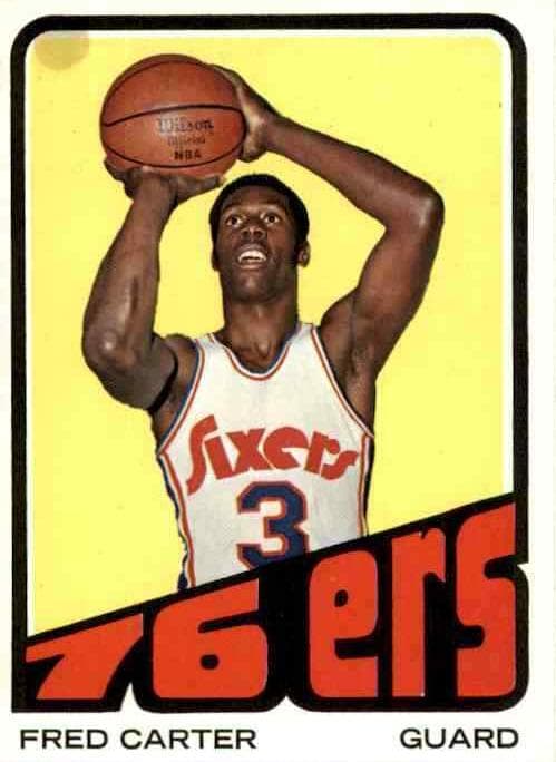 Fred Carter 1972 topps Topps