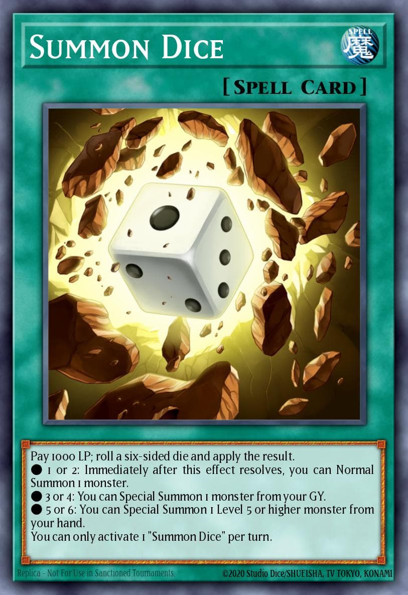Summon Dice 2018 Yu-Gi-Oh! Battles of Legend: Relentless Revenge