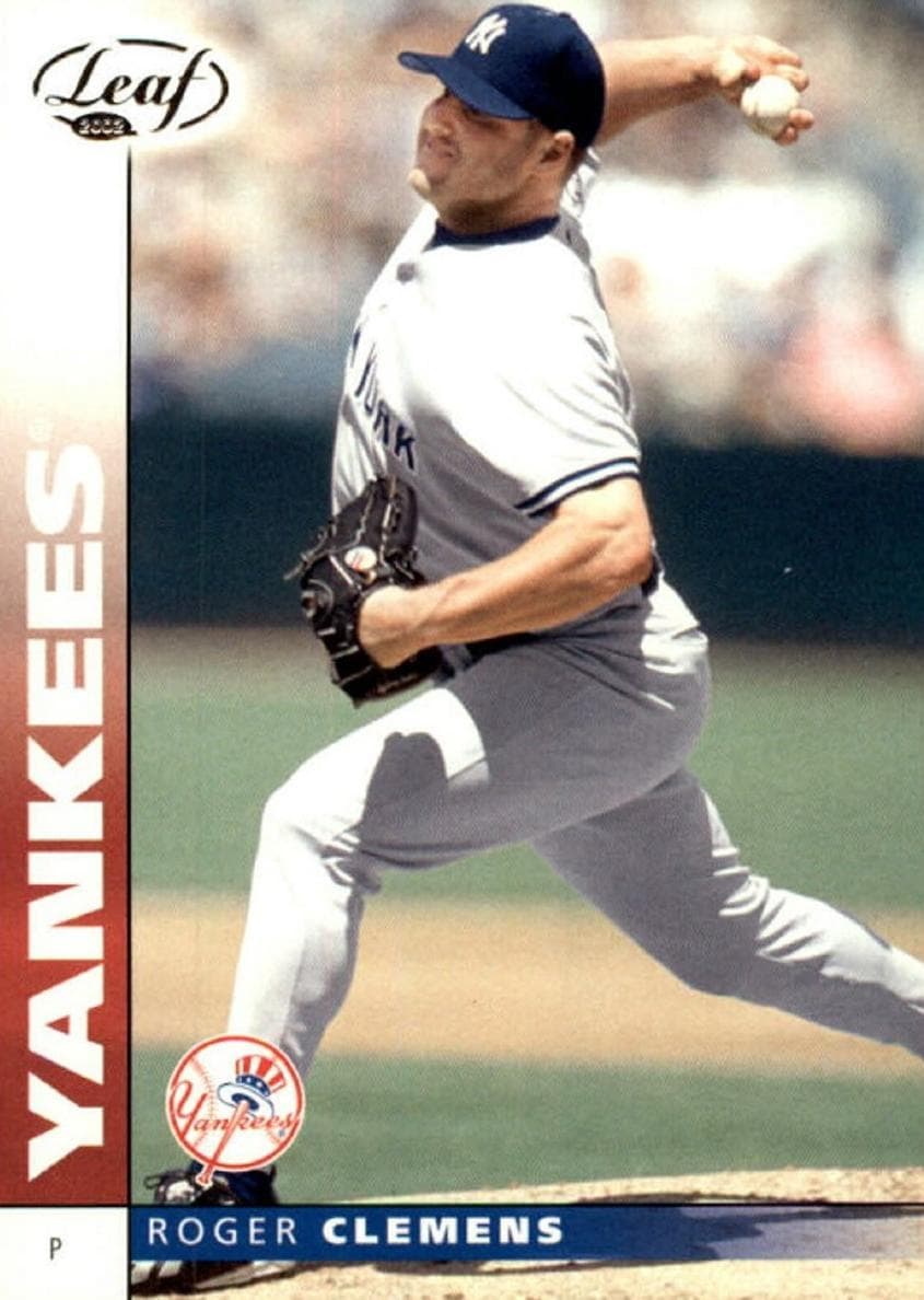 Roger Clemens 2002 leaf