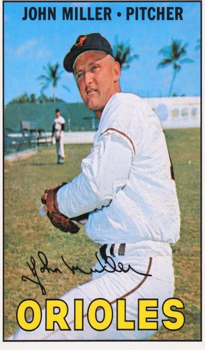 John Miller 1967 topps