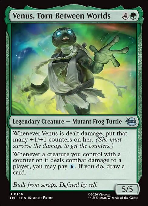 Venus, Torn Between Worlds 2026 Magic: The Gathering Teenage Mutant Ninja Turtles
