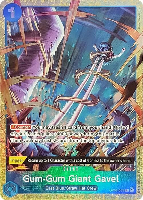 Gum-Gum Giant Gavel 2023 One Piece Japanese Pillars of Strength