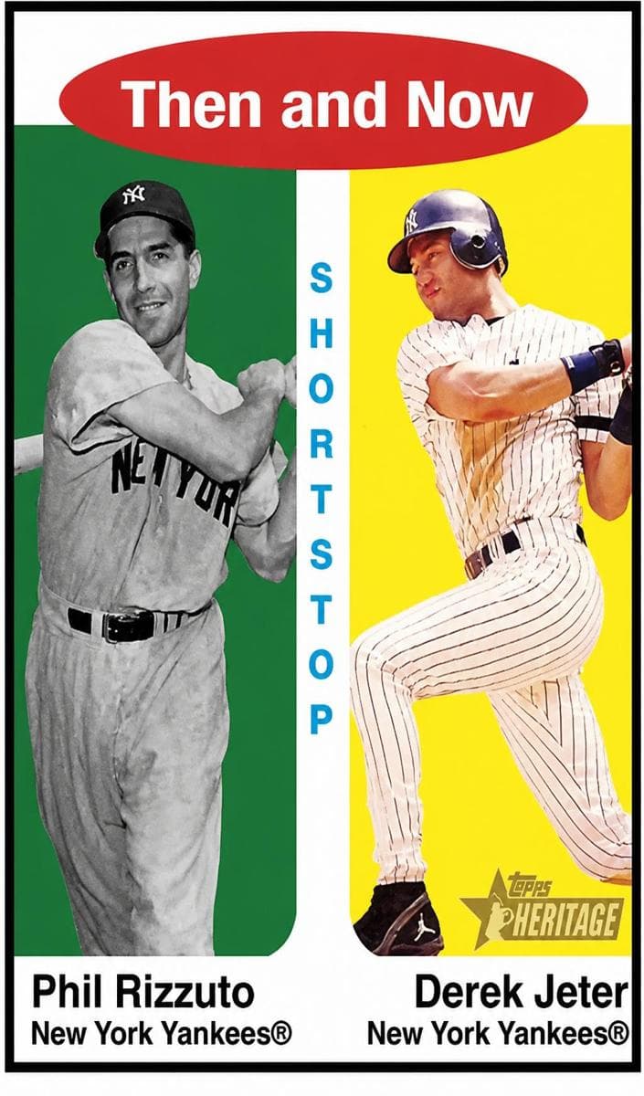 Phil Rizzuto / Derek Jeter 2001 topps