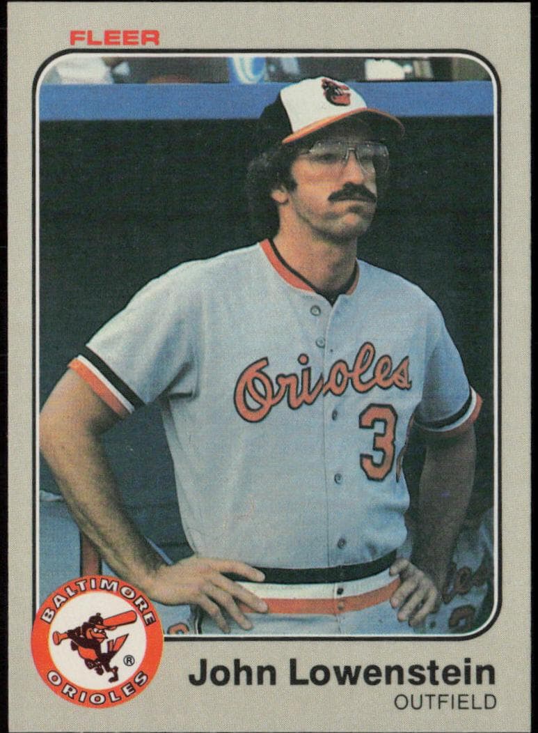 John Lowenstein 1983 fleer Fleer