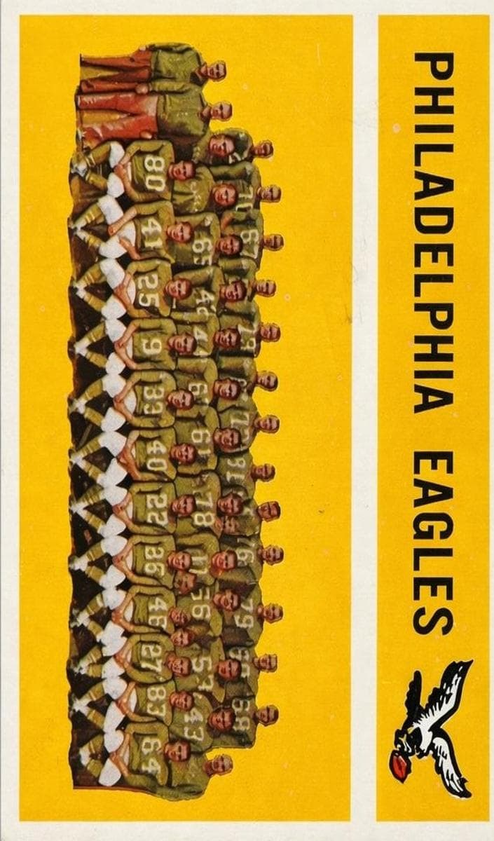 Philadelphia Eagles 1960 topps Topps