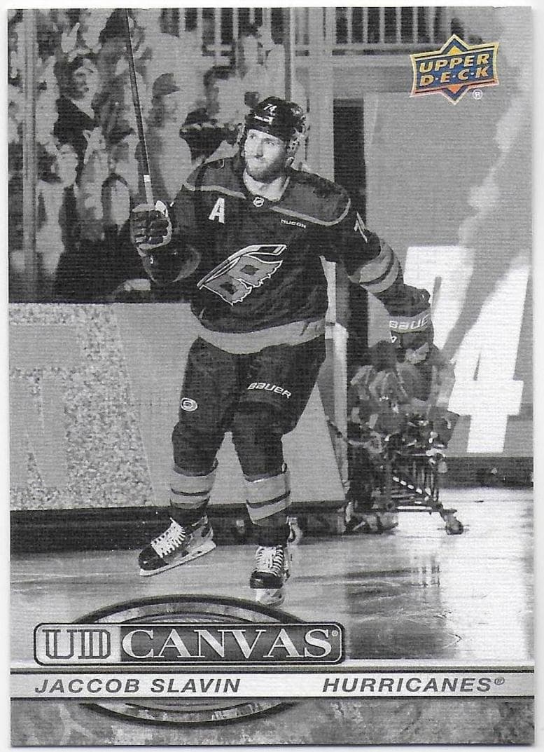 Jaccob Slavin trading card
