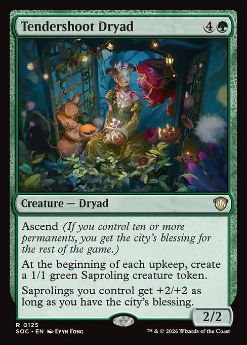 Tendershoot Dryad 2026 Magic: The Gathering Secrets of Strixhaven Commander