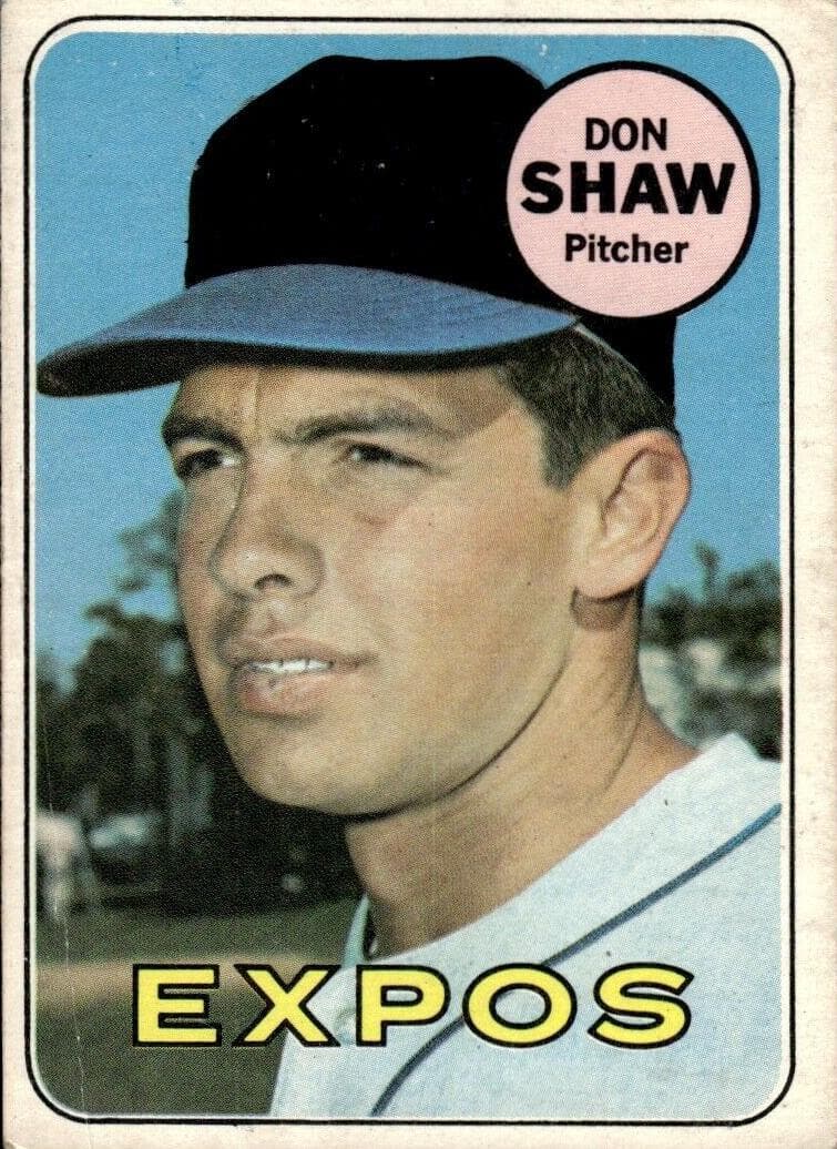 Don Shaw 1969 topps O-Pee-Chee