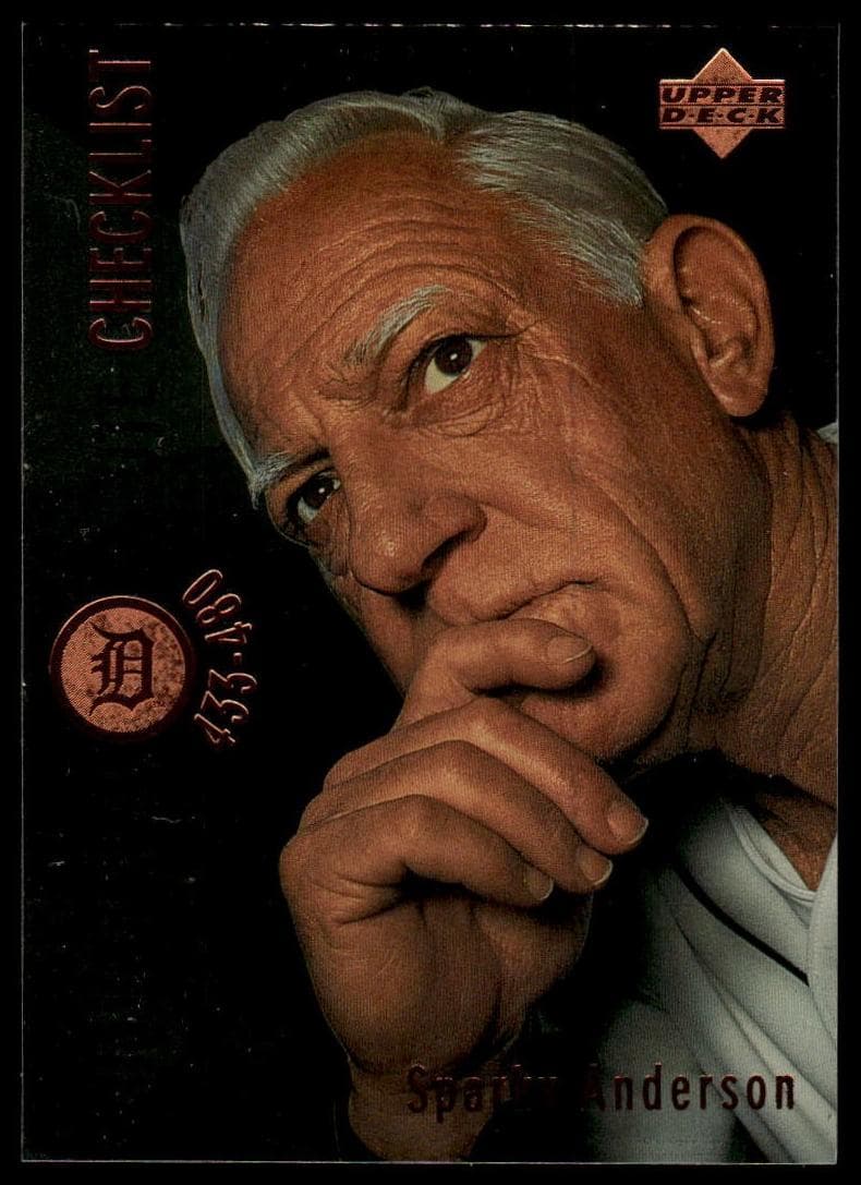 Sparky Anderson 1996 upper-deck Upper Deck