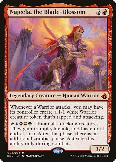 Najeela, the Blade-Blossom 2018 Magic: The Gathering