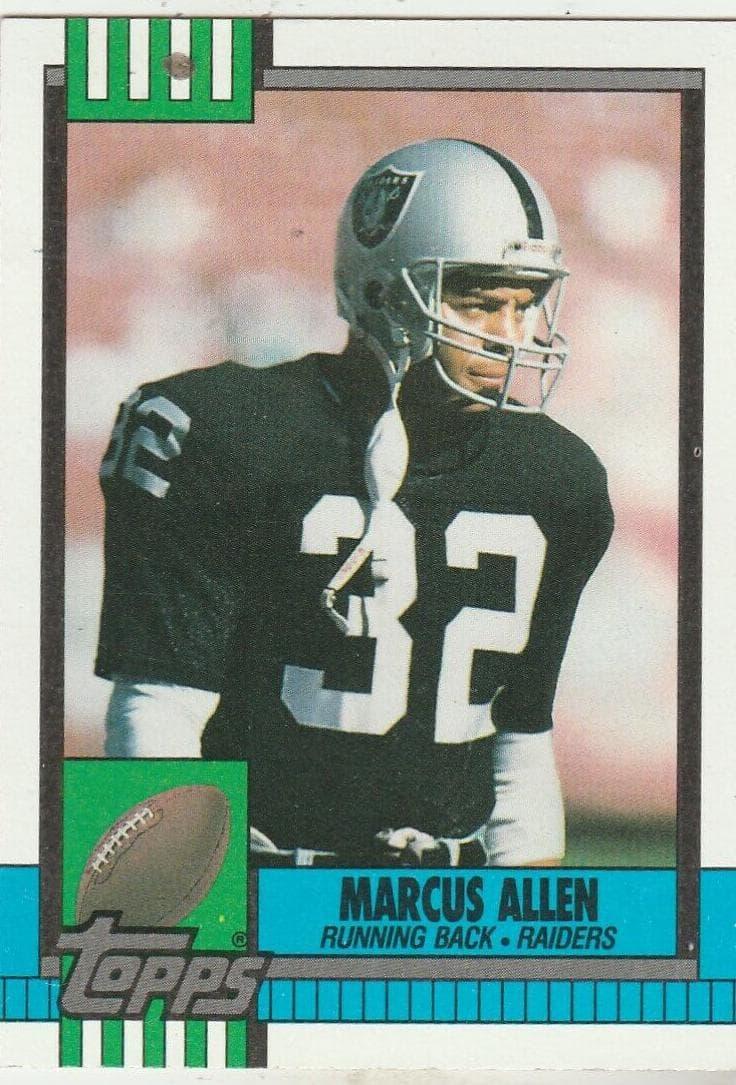 Marcus Allen 1990 topps Topps