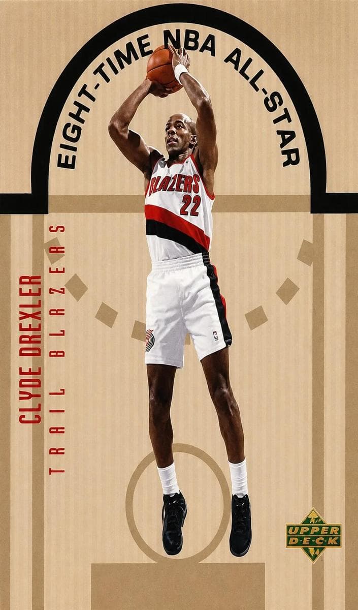 Clyde Drexler 1993 upper-deck Se
