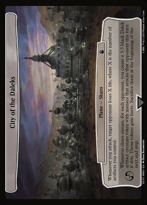 City of the Daleks 2023 Magic: The Gathering Doctor Who