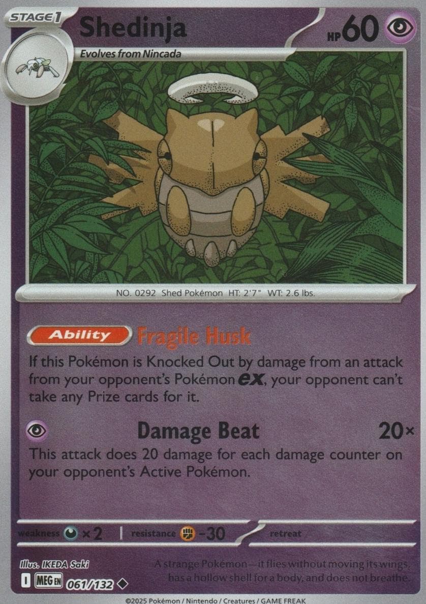 Shedinja trading card
