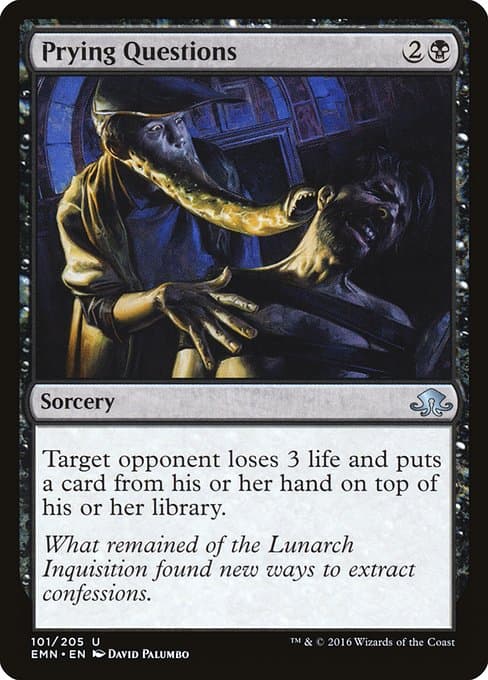Prying Questions 2016 Magic: The Gathering Eldritch Moon