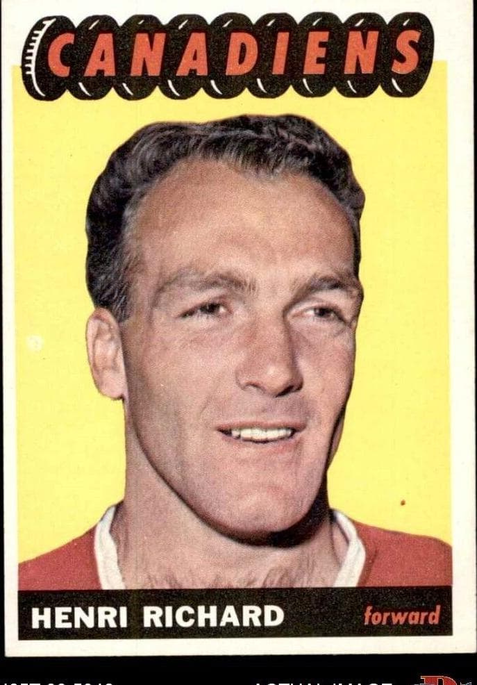 Henri Richard 1965 topps Topps