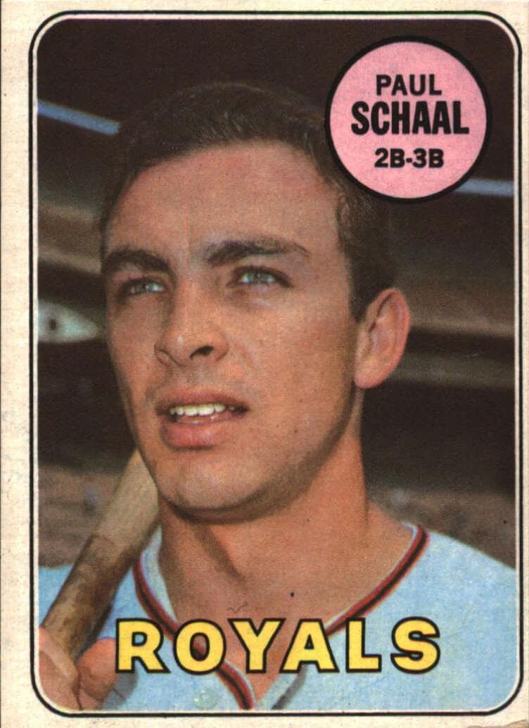 Paul Schaal 1969 topps Topps