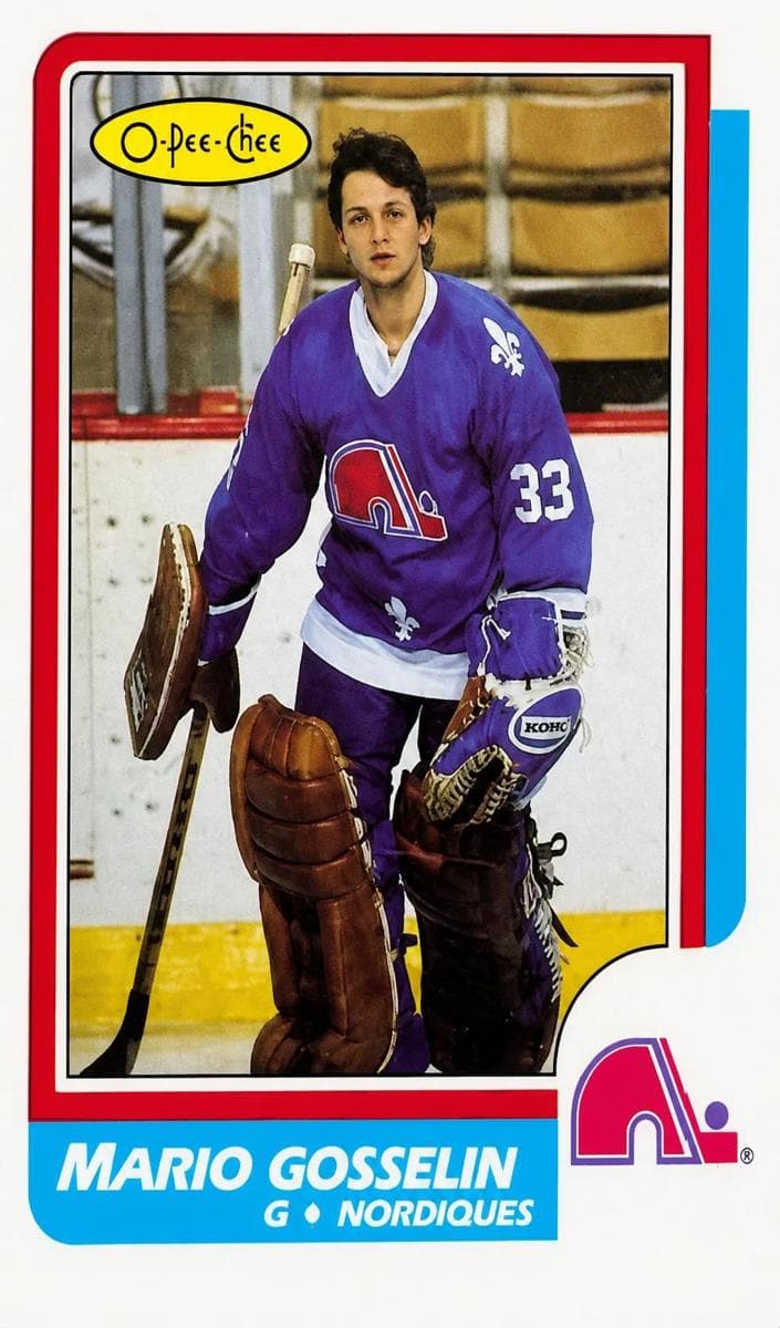 Mario Gosselin 1986 topps