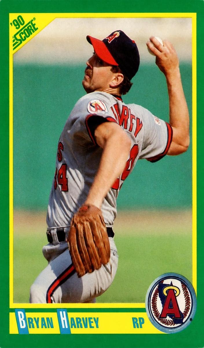 Bryan Harvey trading card