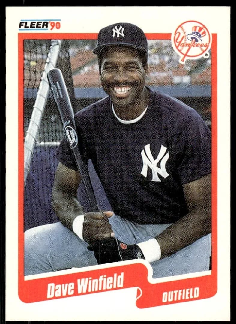 Dave Winfield 1990 fleer Fleer