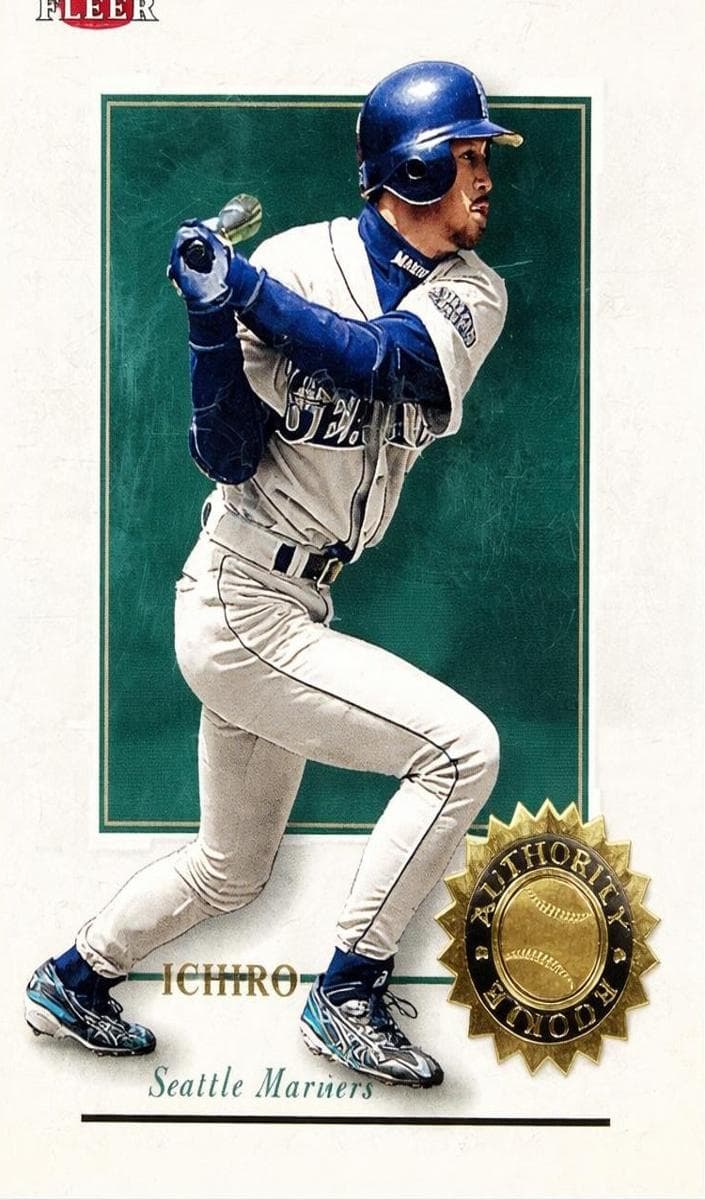 Ichiro 2001 fleer Fleer Authority