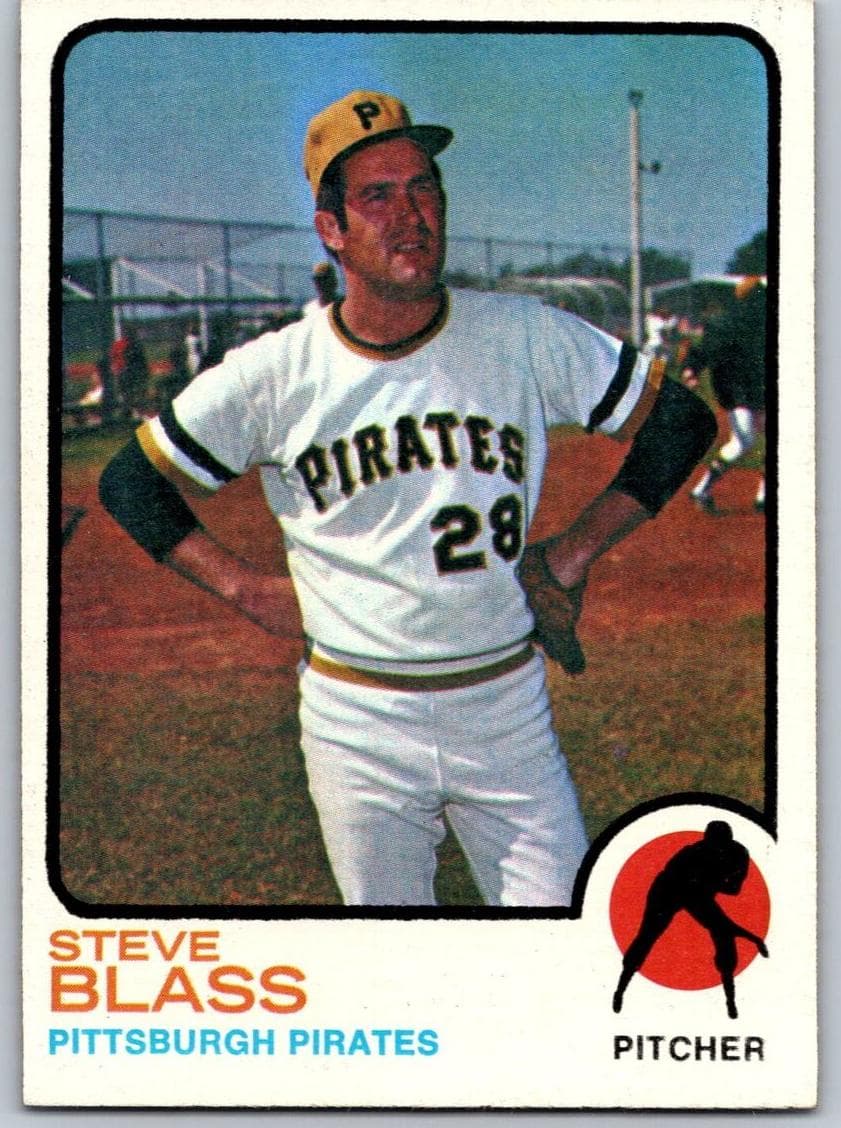Steve Blass 1973 topps Topps