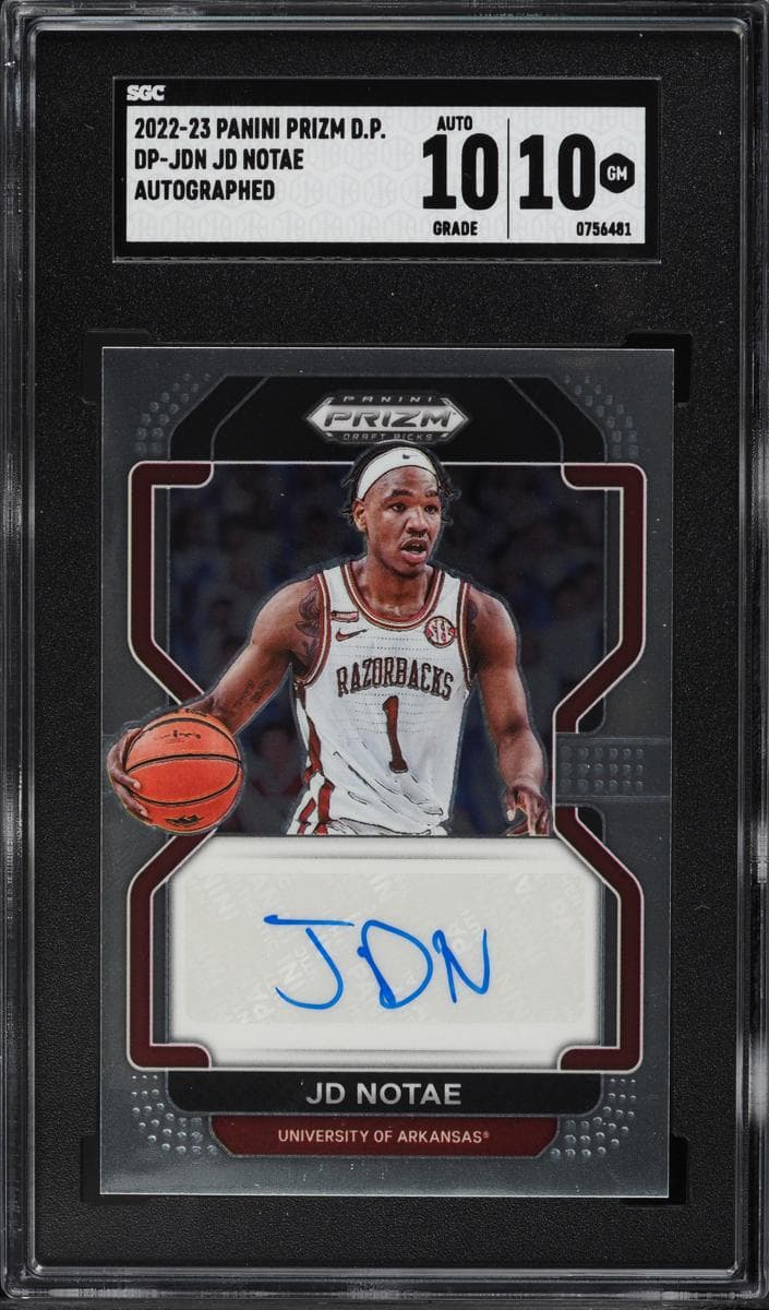 JD Notae trading card