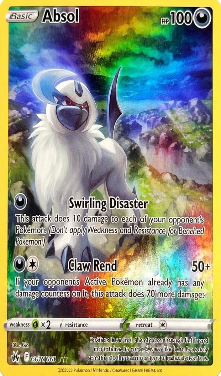 Absol trading card