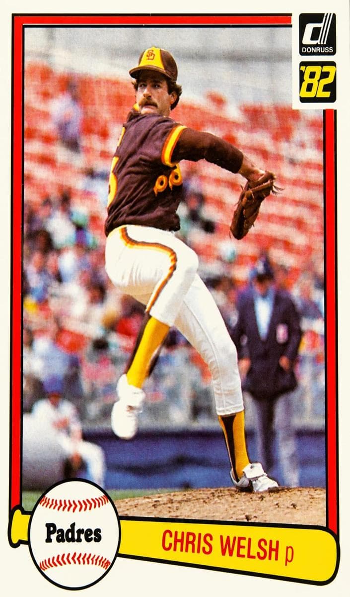 Chris Welsh trading card
