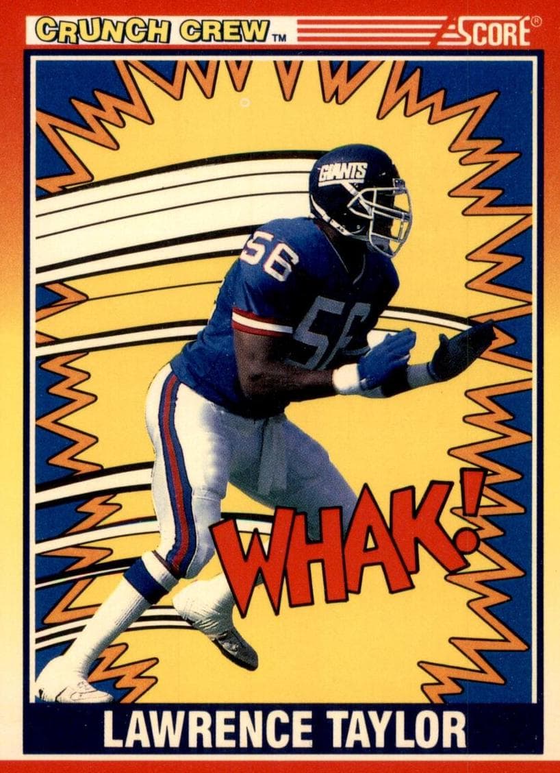 Lawrence Taylor CC trading card