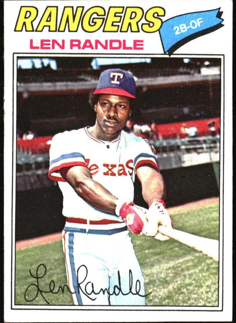 Len Randle 1977 topps Topps