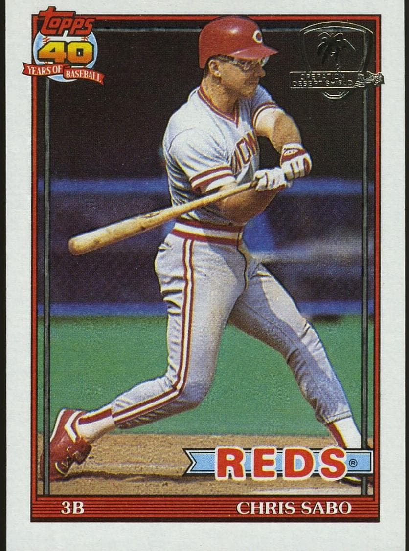 Chris Sabo 1991 topps Topps