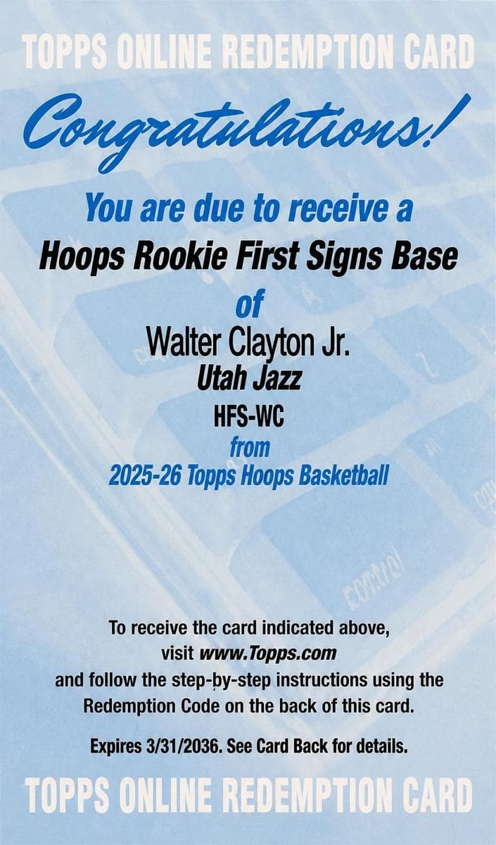 Walter Clayton Jr. #hfs-w
