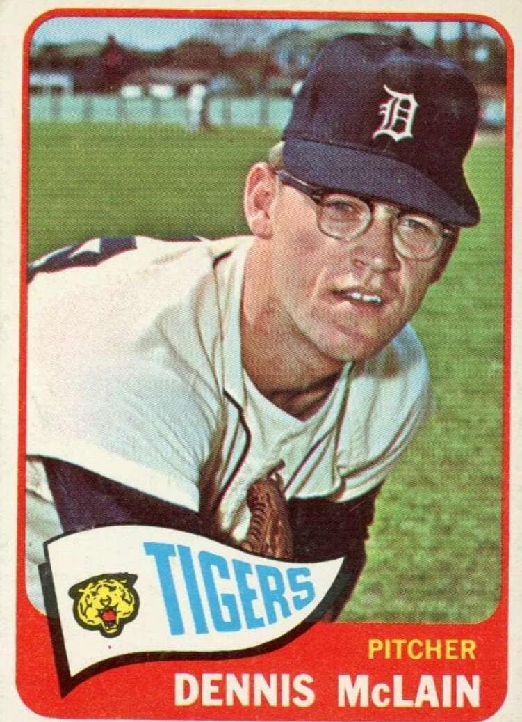 Dennis McLain 1965 topps Topps