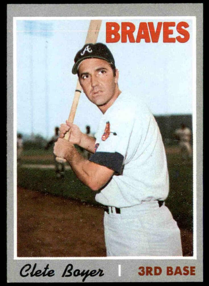 Clete Boyer 1970 topps