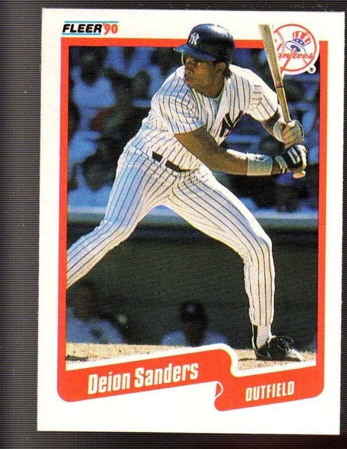 Deion Sanders 1990 fleer Fleer