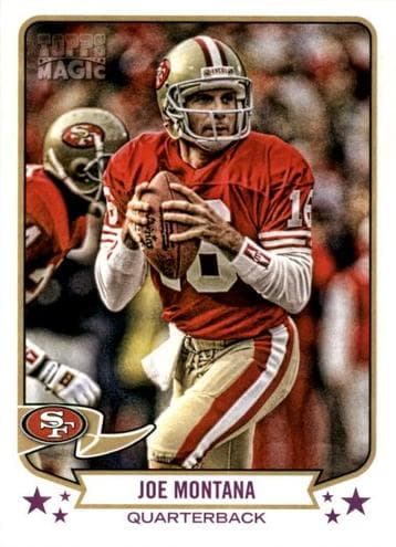 Joe Montana 2013 topps Topps Magic