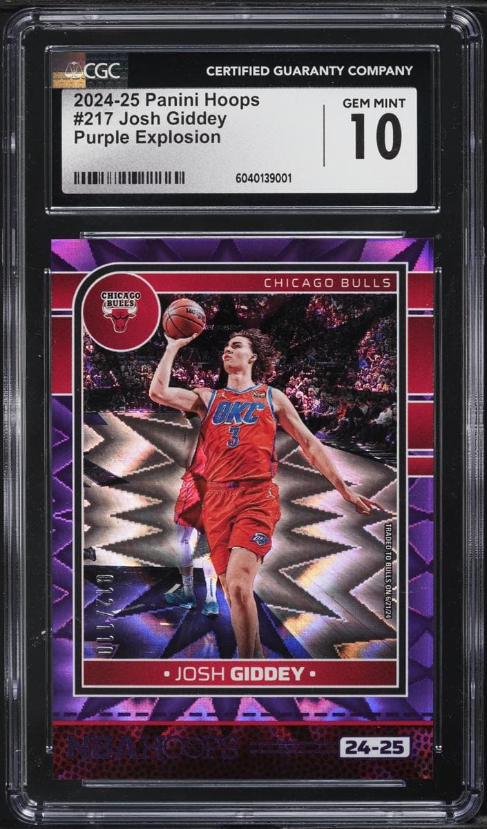 Josh Giddey 2024 panini Hoops