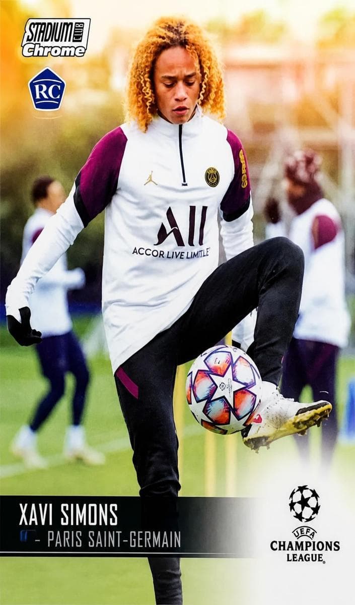 Xavi Simons 2020 topps