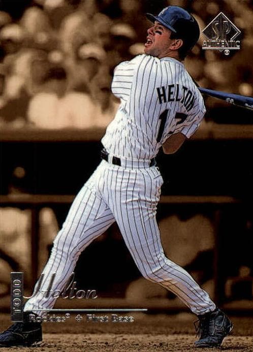 Todd Helton 1999 unknown SP Authentic