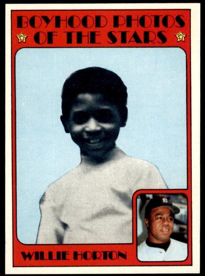 Willie Horton 1972 topps Topps