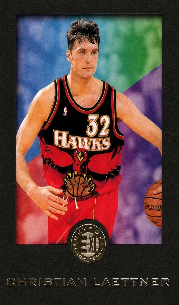 Christian Laettner 1995 skybox E-xl