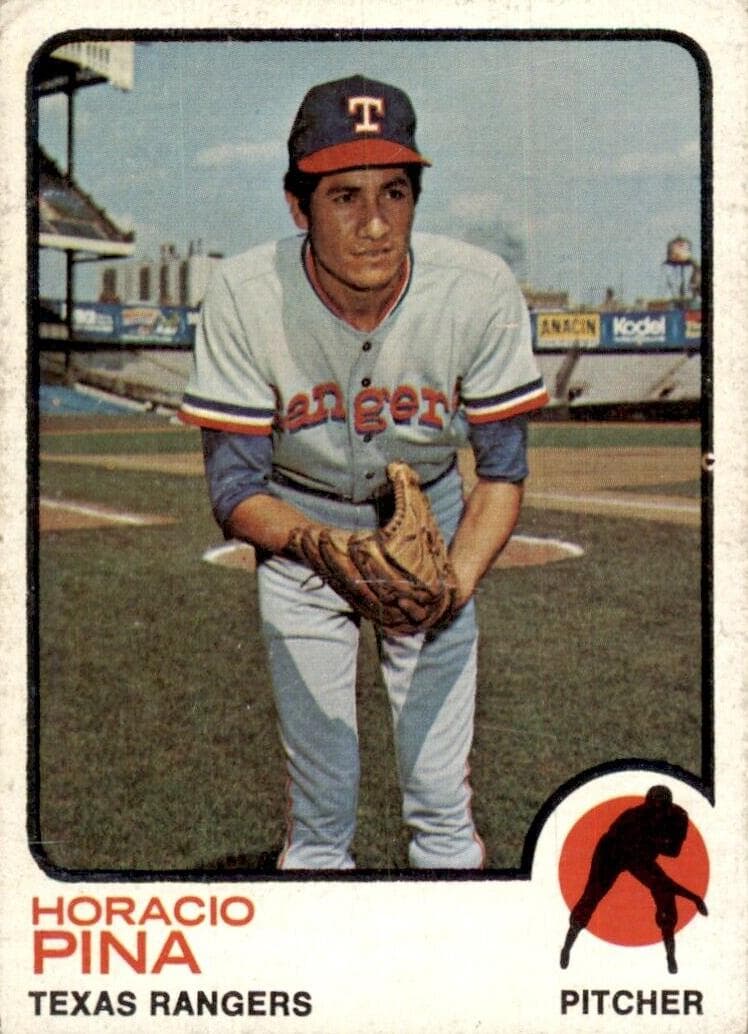 Horacio Pina 1973 topps Topps