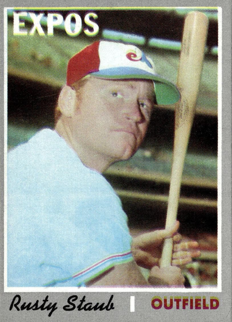 Rusty Staub 1970 topps