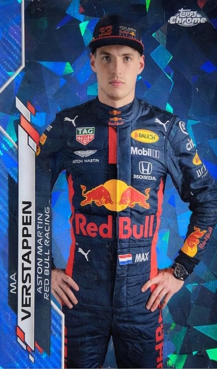 Max Verstappen 2020 Topps Chrome F1 rookie card