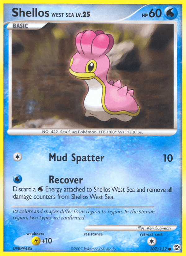 Shellos West Sea 2007 Pokemon