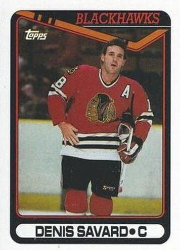 Denis Savard 1990 topps
