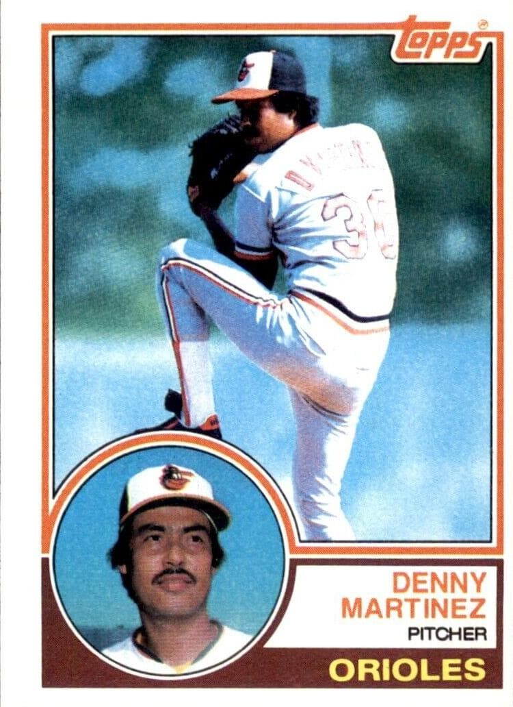Denny Martinez trading card