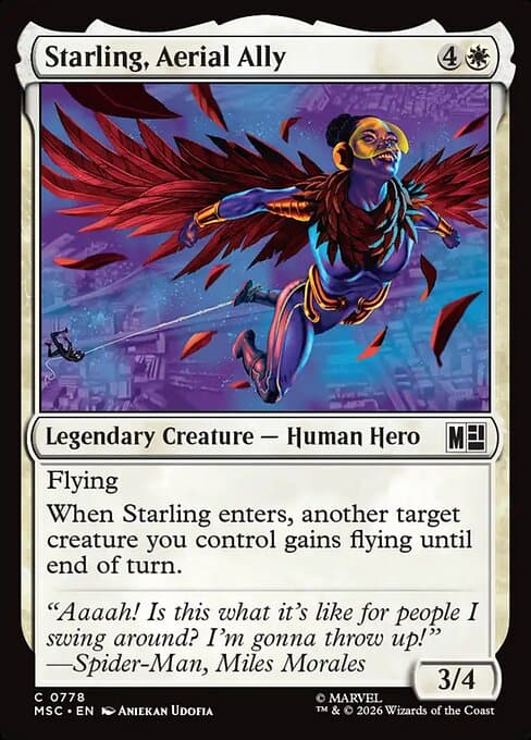 Starling, Aerial Ally #18